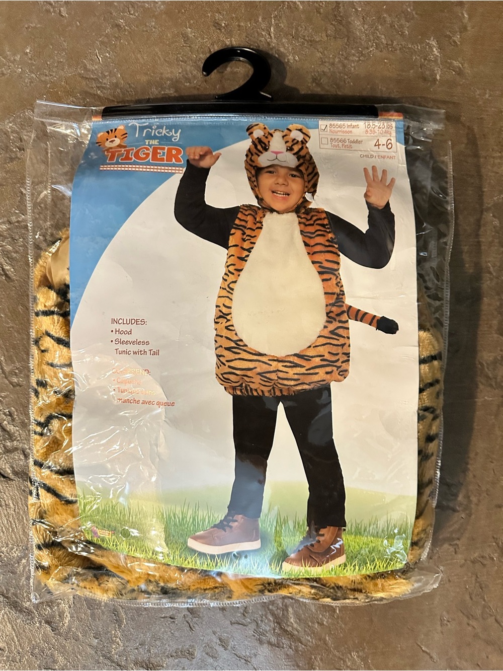 Tricky The Tiger Toddler Costume